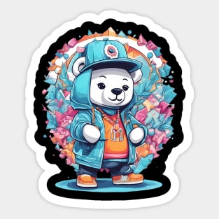 DJ Bear Sticker